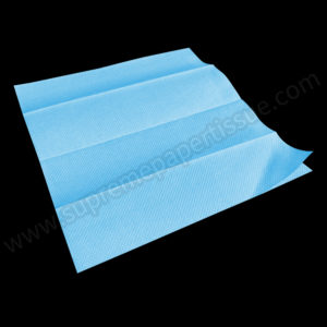 Quilted 2Ply Ultraslim Paper Hand Towel Recycle Blue