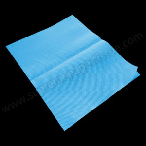 Quilted 2Ply V Fold Paper Hand Towel Recycle Blue