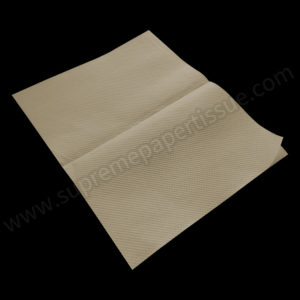 Quilted 2Ply V Fold Paper Hand Towel Recycle Brown